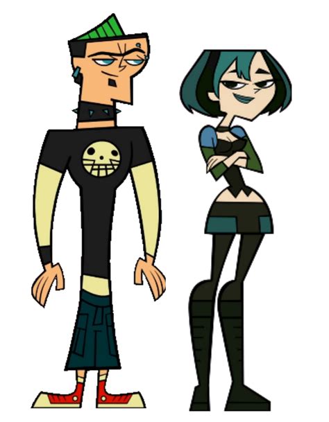gwen and duncan|duncan and gwen total drama.